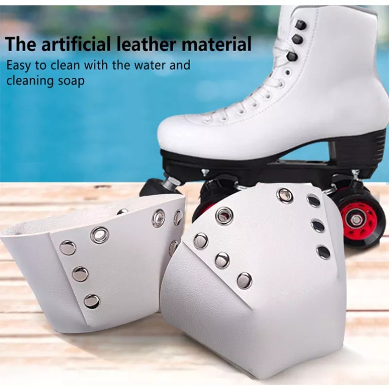 Új PU bőr lábujjvédő védőburkolatok görkorcsolya sapka cipő borítója