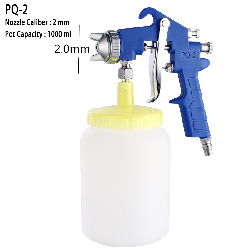 PQ-2 Air Spray pisztoly 2,0 mm fúvóka OEM gyár műanyag fémnagy hatékonyságú atomizáló pneumatikus festék szerszámok autó és bútorok